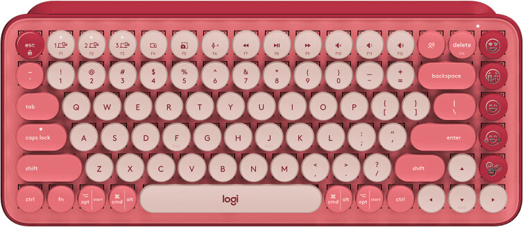 Клавиатура, Logitech беспроводная POP KEYS, Heartbreaker Rose (M/N: YR0080/CU0021) 920-010718