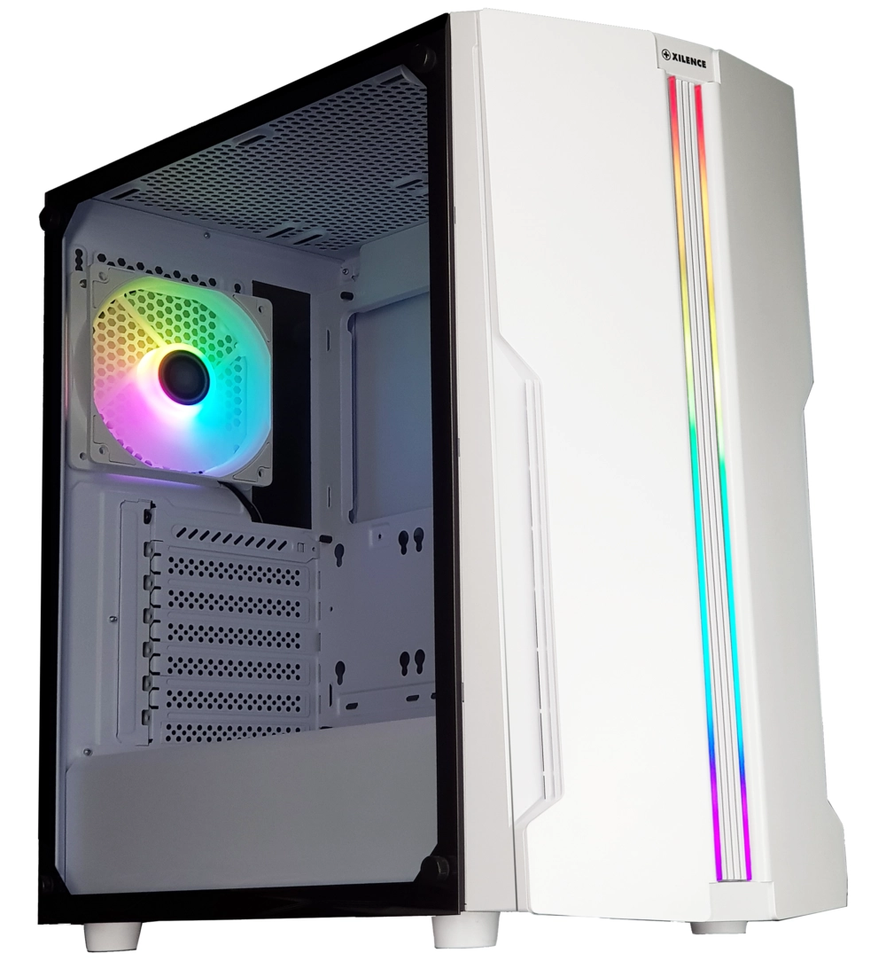 Корпус XILENCE XILENT BLADE WHITE Performance C X512.W.RGB.FAN [XG221]