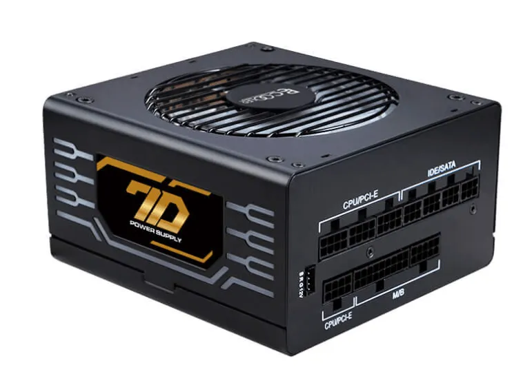 Блок питания PCCooler GI-P650, 650W, Full Modular, 80+ GOLD, ARGB Fan 140mm, GI-P650