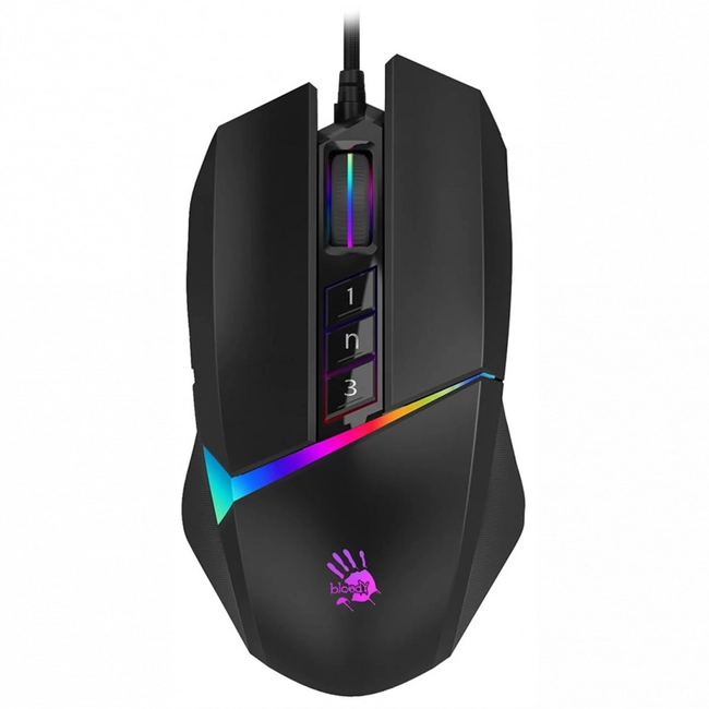 Мышь игровая Bloody W60-Max (Stone Black)