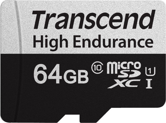 Карта памяти MicroSD 64GB Class 10 U1 Transcend TS64GUSD350V