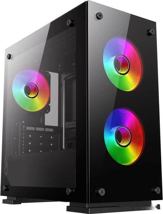 Корпус Gamemax, M65 , 12660500064, Mini Tower, m-ATX/Mini ITX, USB2.0*2 / USB3.0*1, HD- Audio, Кулер