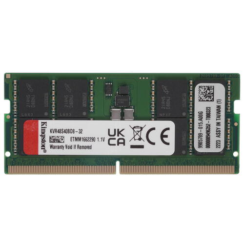 SODIMM DDR5 16GB Kingston, KVR52S42BS8-16, DDR5, 16 GB ,SO-DIMM <5200MHz> CL42