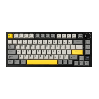 Клавиатура, Ajazz, AK820/PRO/Gift/BGY, AK820 PRO, Игровая, Механическая, 75%, Gift Switches, USB, 2,4 ГГц, Bluetooth, Подсветка RGB,/ ONLY ENGLISH /