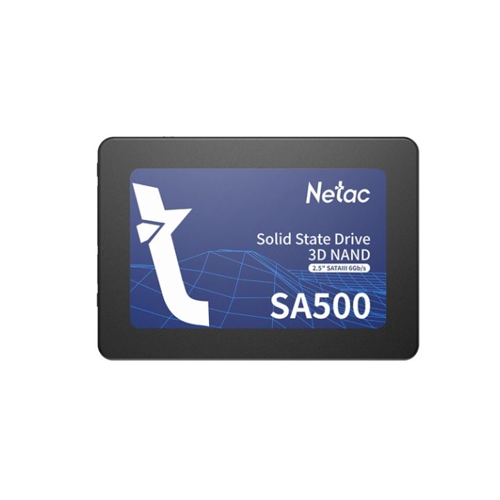 480 GB SSD SATA 6 Gb/s, Netac SA500, 2.5", 3D TLC, 520R/450W NT01SA500-480G-S3X