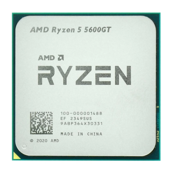 Процессор AMD Ryzen 5 5600GT, oem ,CPU 3.6GHz (Cezanne, 4.6), 6C/12T, (100-000001488), 3/16MB, 65W, AM4