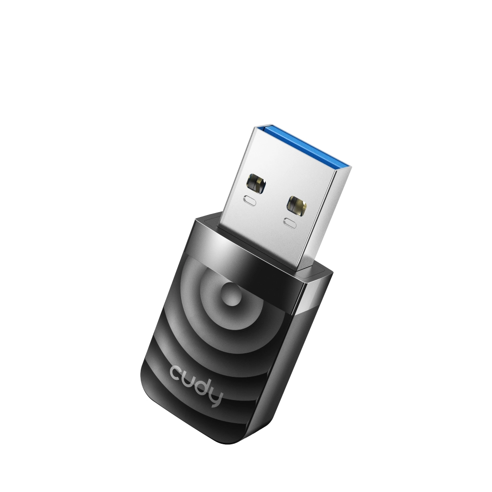 Сетевой адаптер беспроводной USB CUDY WU1300S <1300Mbps High Gain Wi-Fi USB 3.0 Adapter, 802.11ac/a/