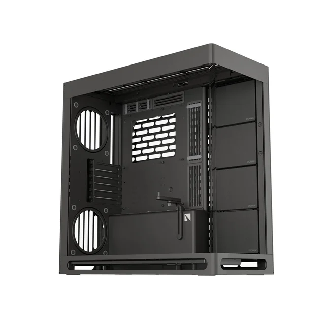 Компьютерный корпус, HAVN, HS 420 BK (HVN-CA-HS420-06), E-ATX/ATX/Micro ATX, USB 1*Type C/2*3.2, HD-Audio, Высота процессорного кулера до 185 мм, Длин