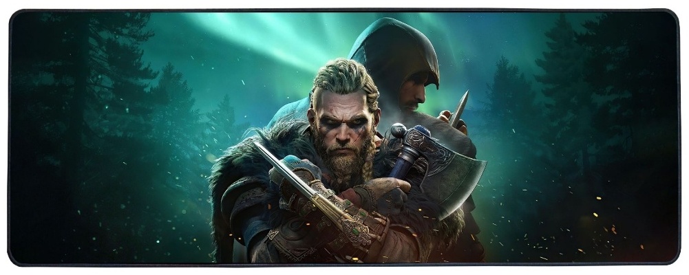 Коврик игровой 80x30x0.3см `Assassins Creed Valhalla` 