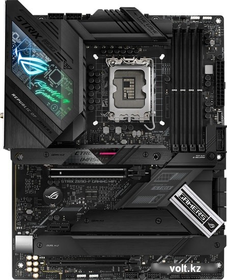 Мат.плата ASUS ROG STRIX Z690-F GAMING WIFI, LGA1700 4xDDR5 6xSATA3 RAID 4xM.2 HDMI DP ATX