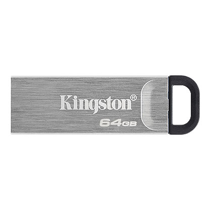 USB 3.2 64GB Kingston, DTKN/64GB, 64GB, USB 3.2, Серебристый