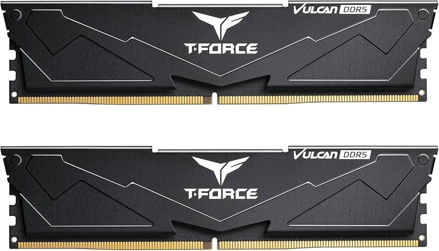 DDR5 64GB Kit (2x32GB) 6000MHz DDR5 TeamGroup VULCAN CL38 Black FLBD564G6000HC38ADC01