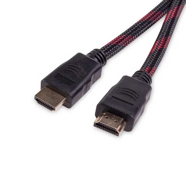 Кабель iPower, iPiHDMi30, HDMI-HDMI, 3 м Пол. пакет, Контакты с золотым напылением, Нейлон, Чёрный