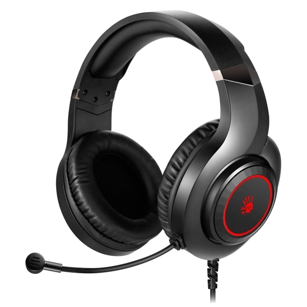 Наушники+микрофон игровые Bloody G220S <USB, 20Hz-20kHz, 16Om, 100dB, Mic:100Hz-10KHz, 44dB, 2m>