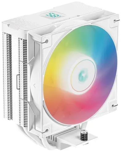 Кулер для процессора, Deepcool, AG400 DIGITAL WH ARGB R-AG400-WHADMN-G-1, Intel 1700/1200/115х и AMD AM5/AM4, 220W, 120мм ARGB, 500-2100±10%/об/м, 75,