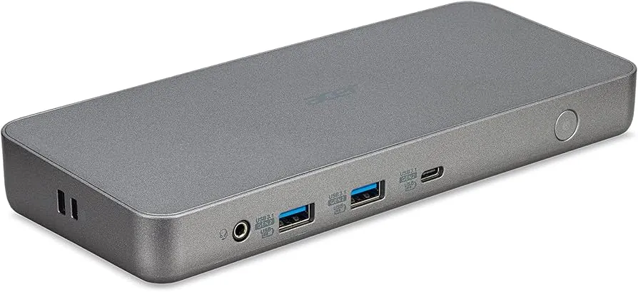 Переходник Док-станция Acer Type C Universal docking station 15in1, 2 x HDMI 4K 60Hz, 1 x DP 8k 30Hz,  4 x USB A, 3 x USB C, 1 x RJ45, 1 x SD, 1 x TF,