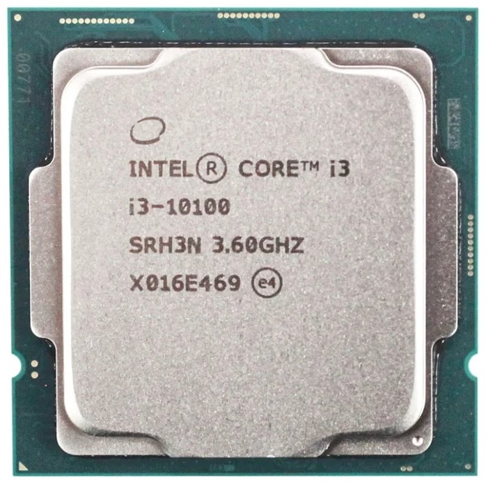 Процессор S-1200 Intel Core i3-10100F, oem ,СPU 3.6GHz (Comet Lake, 4.3), 4C/8T, 6 MB L3, 65W, Socke