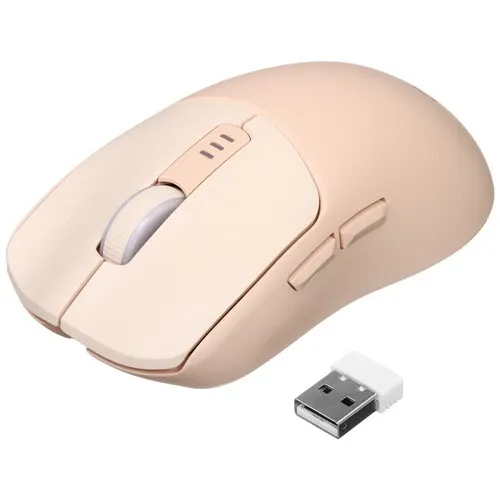 Мышь Acer OMR312 USB, Розовый ,Mouse Wireless, Optical 3200 dpi, 5 button, Li-pol, BT/2.4GHz/Pink