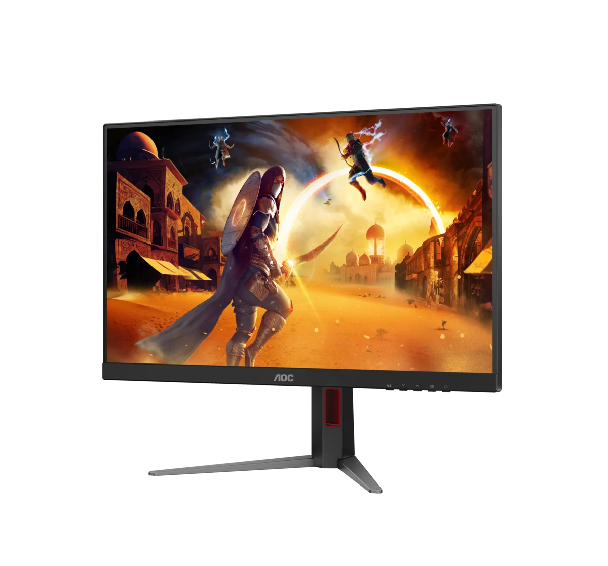 Монитор Игровой 27" AOC 27G4HA  IPS 1920x1080 200Hz 0.5ms 300cd/m 1000:1 2xHDMI DP HAS 2Wx2 Black