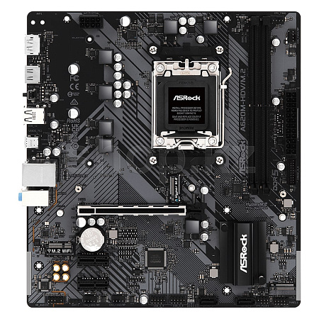 Мат.плата AMD ASRock A620M-HDV/M.2 AM5 2xDDR5 2xSATA3 RAID M.2 HDMI DP mATX