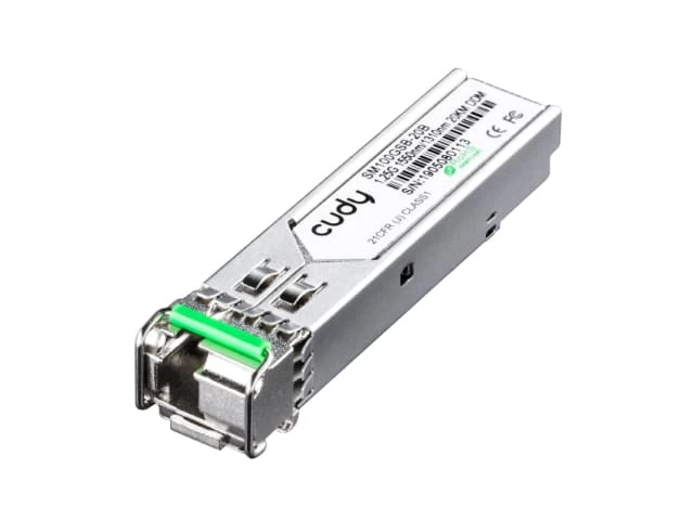 Оптический транссивер GbE SFP WDM CUDY SM100GSB-40B <1.25Gbs, SM, Bi-di, 1550Tx/1310Rx, 40km, 21dB>