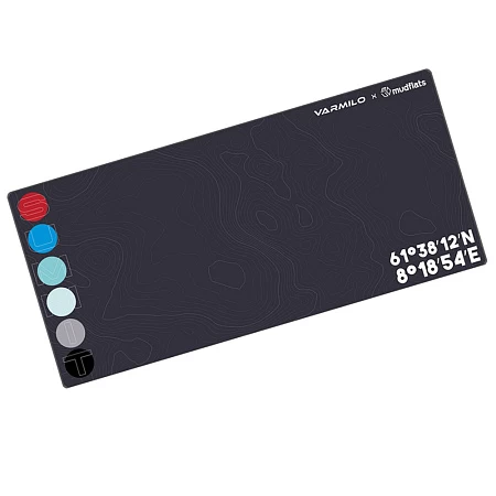 Коврик для компьютерной мыши, Varmilo, Summit, ZDB029-01, 900х400х3 мм, Каучук, Ткань, Серый