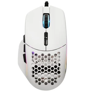 Мышь Glorious, Model I, GLO-MS-I-MW, Игровая, Оптическая, Проводная, Glorious BAMF Sensor, 19000 DPI, 400 IPS, 50G, 1000 Hz, RGB, 9 кнопок, Длина пров