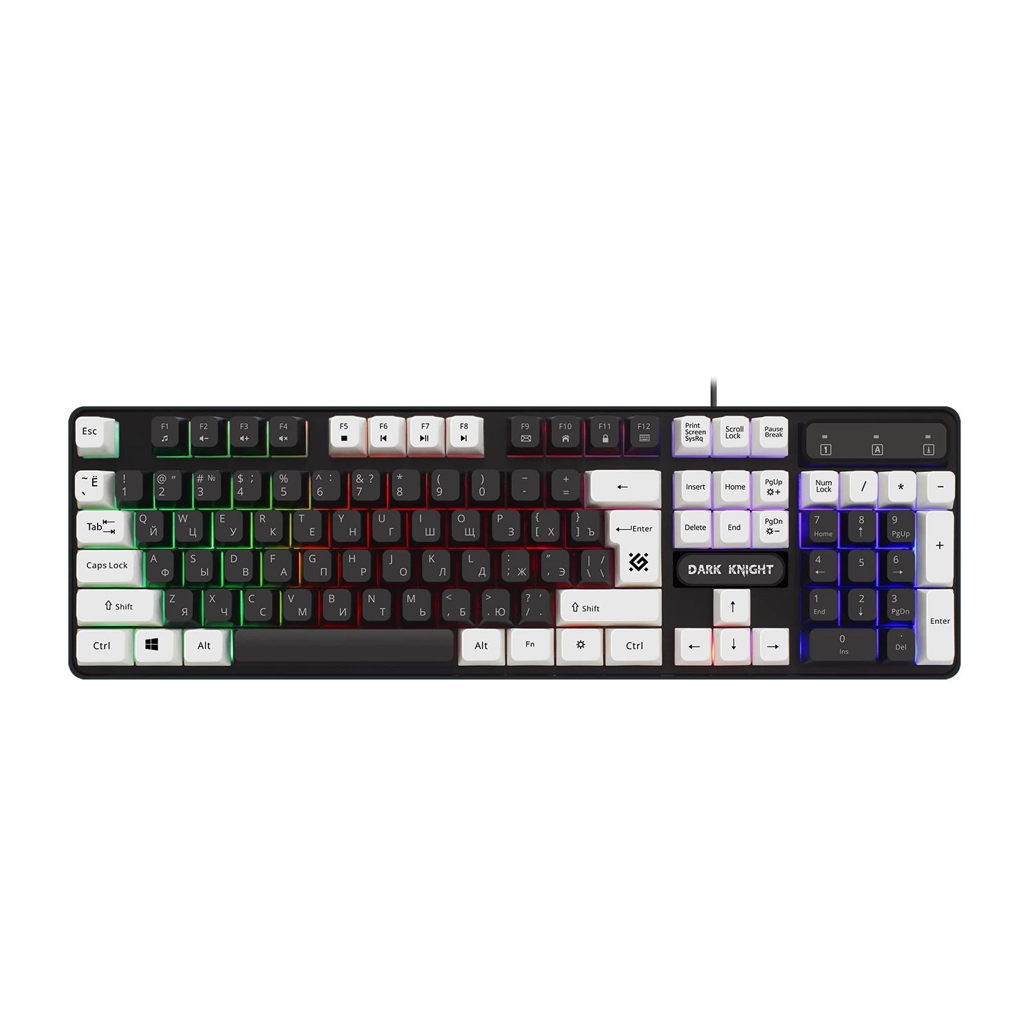 Клавиатура игровая Defender Dark Knight GK-077 RU, черный