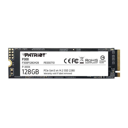 128 GB SSD M.2 PCIe Patriot P300, P300P128GM28, 128GB ,128 GB PCIe Gen3 x4