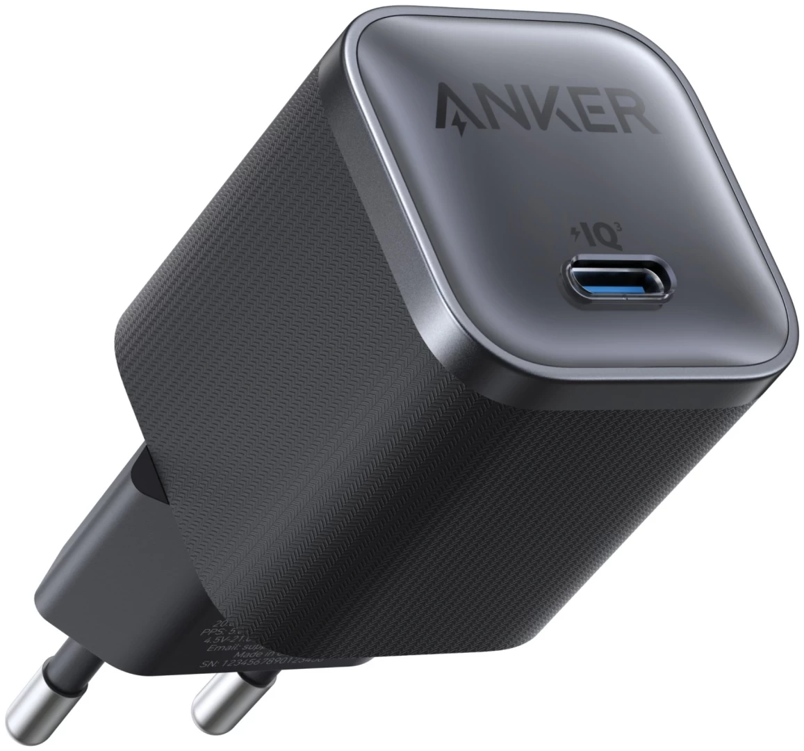 Адаптер питания, Anker, (A2692L11), 45W, 100–240 В, 1.2 А, 50–60 Гц, Черный