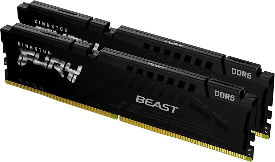 DDR5 Kingston 16 Gb kit Fury Beast, KF560C40BBK2-16, DIMM kit <6000MHz> (2x8GB), CL40