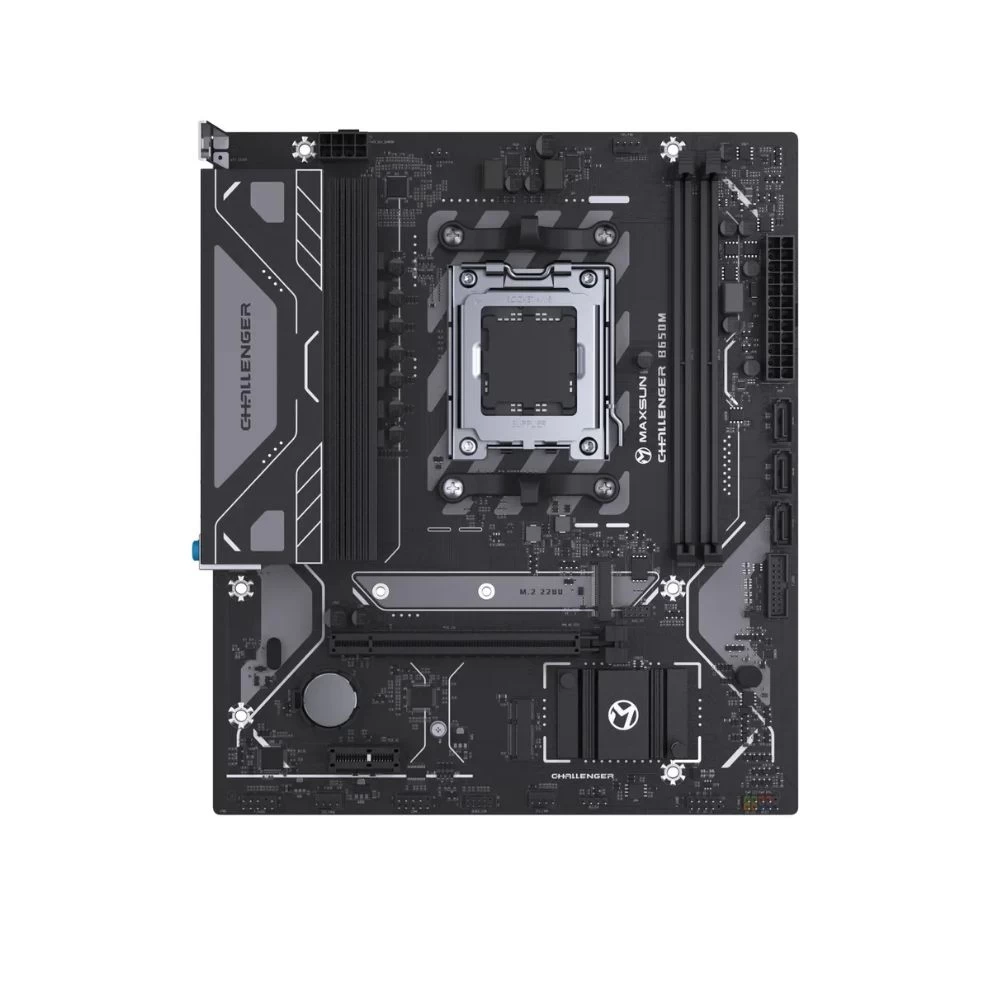 Мат,палат AMD MaxSun Challenger B650M V2, AM5, 2xDDR5, HDMI+VGA, PCIe4.0, 4xSATA, 1xM.2, mATX