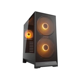 Корпус Cougar, Airface 180, ATX/Micro ATX/Mini ITX/CEB, USB 3.0*2/Type-C, 4 Pole Headset Audio, RGB button, Кулер 2*18см RGB/1*12см ARGB PWN, Высота п