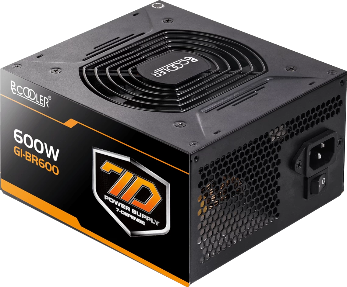 Блок питания PCCooler GI-BR600, 600W, Non Modular, 80+ BRONZE, Fan 120mm, GI-BR600 Блок питания PCCooler GI-BR600, 600W, Non Modular, 80+ BRONZE, Fan 120mm, GI-BR600