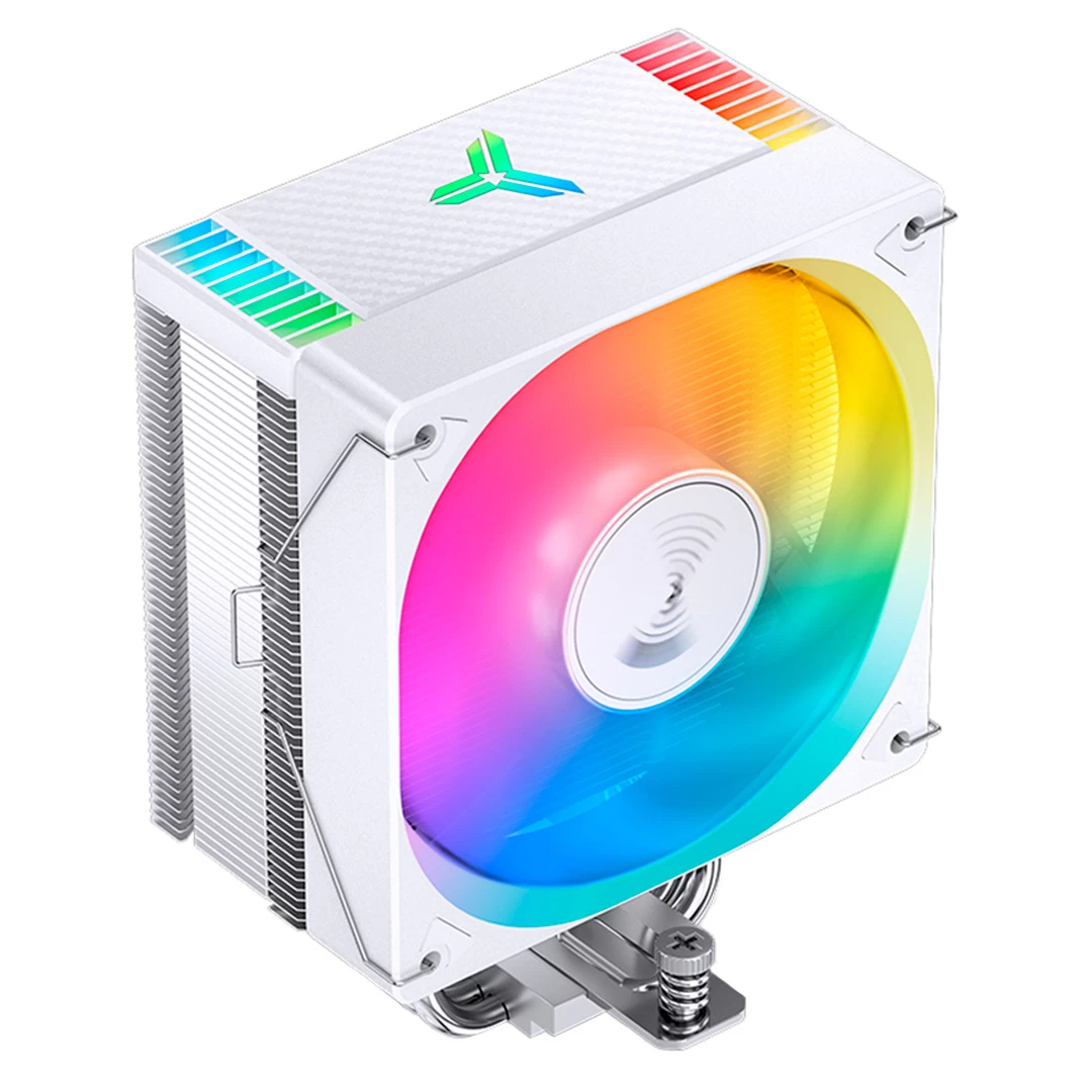 Кулер для процессора, Jonsbo, CR-1000 V2 PRO(ARGB) White, Intel LGA 1200/115X/1700 и AMD5 AM4, TDP 230W, 120мм, 600-1500 об/мин, 28.12-59.48 CFM, 22-3