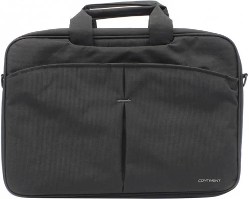 Сумка для ноутбука Continent CC-012 BK/Blue/Grey для 15,6"-16" черная
