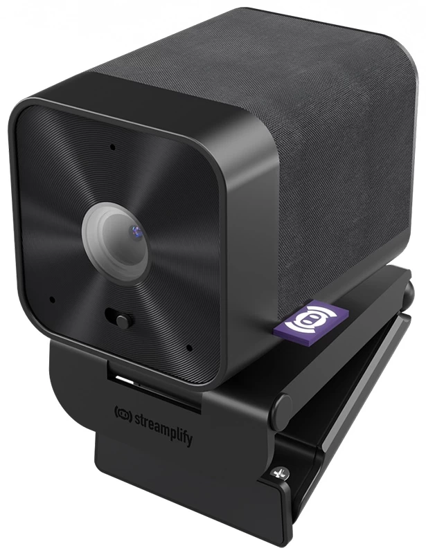Веб-Камера, Streamplify, CAM-G-QHD-4M30-BK, 1920x1080, 2.0Mpx, 80 градусов, Микрофон, Автофокус, USB 2.0 Type A, Длина кабеля: 150 см, Крепление: зажи