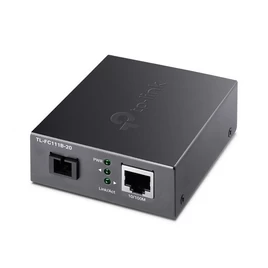 Оптический медиаконвертер GbE  WDM TP-LINK MC211CS-2 <1000BASE-TX to 1000BASE-FX Single mode SC fiber Converter, Full-duplex,Tx:1550nm, Rx:1310nm, up 