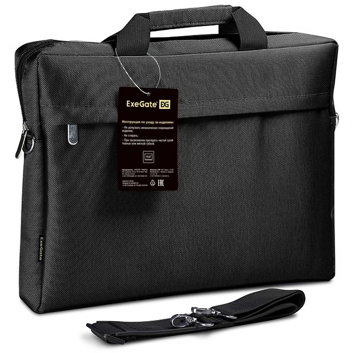 Сумка для ноутбука ExeGate Start S15, EX205135RUS ,up to 15.6", black