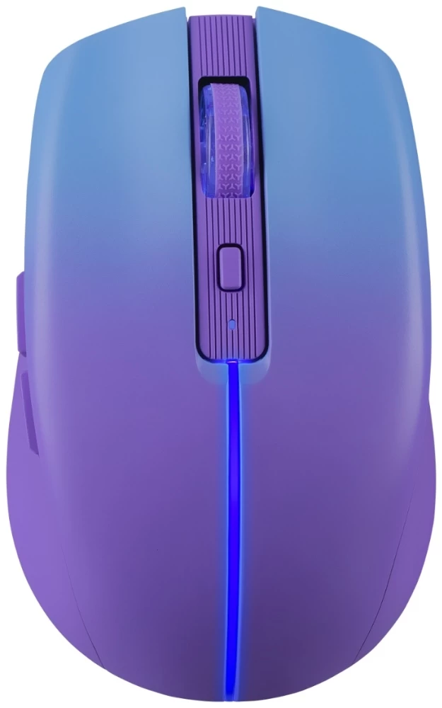 Мышь беспроводная Defender Mystery MM-301 бесшумная фиолетовый
