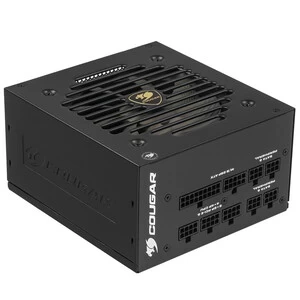Блок питания Cougar, GES 750, 750W, ATX 3.1, APFC, GOLD, 20+4 pin, 2*4+4pin, 6*Sata, 2*Molex, 2*PCI-E 6+2 pin, 12V-2X6, Вентилятор 12 см, Кабель питан