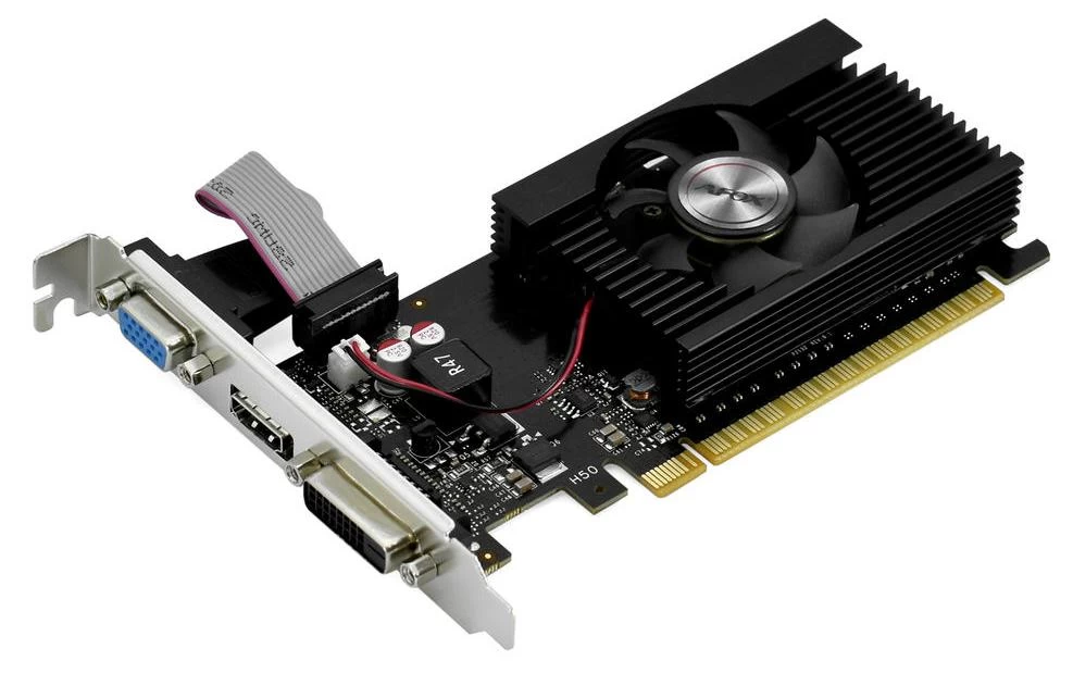 Видеокарта 2 Gb Afox GT710 [AF710-2048D3L5-V3],DVI/HDMI/VGA, GDDR3/64bit
