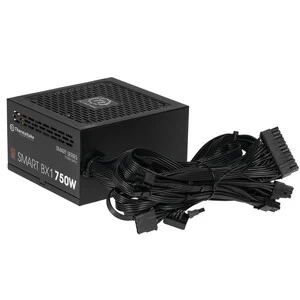Блок питания Thermaltake Smart BX1 750W, PS-SPD-0750NNSABE-1, 750W, ATX, Bronze, APFC, 20+4 pin, 4+4pin, 8*Sata, 4*Molex, 4*PCI-E 6+2 pin, FDD, Non-mo