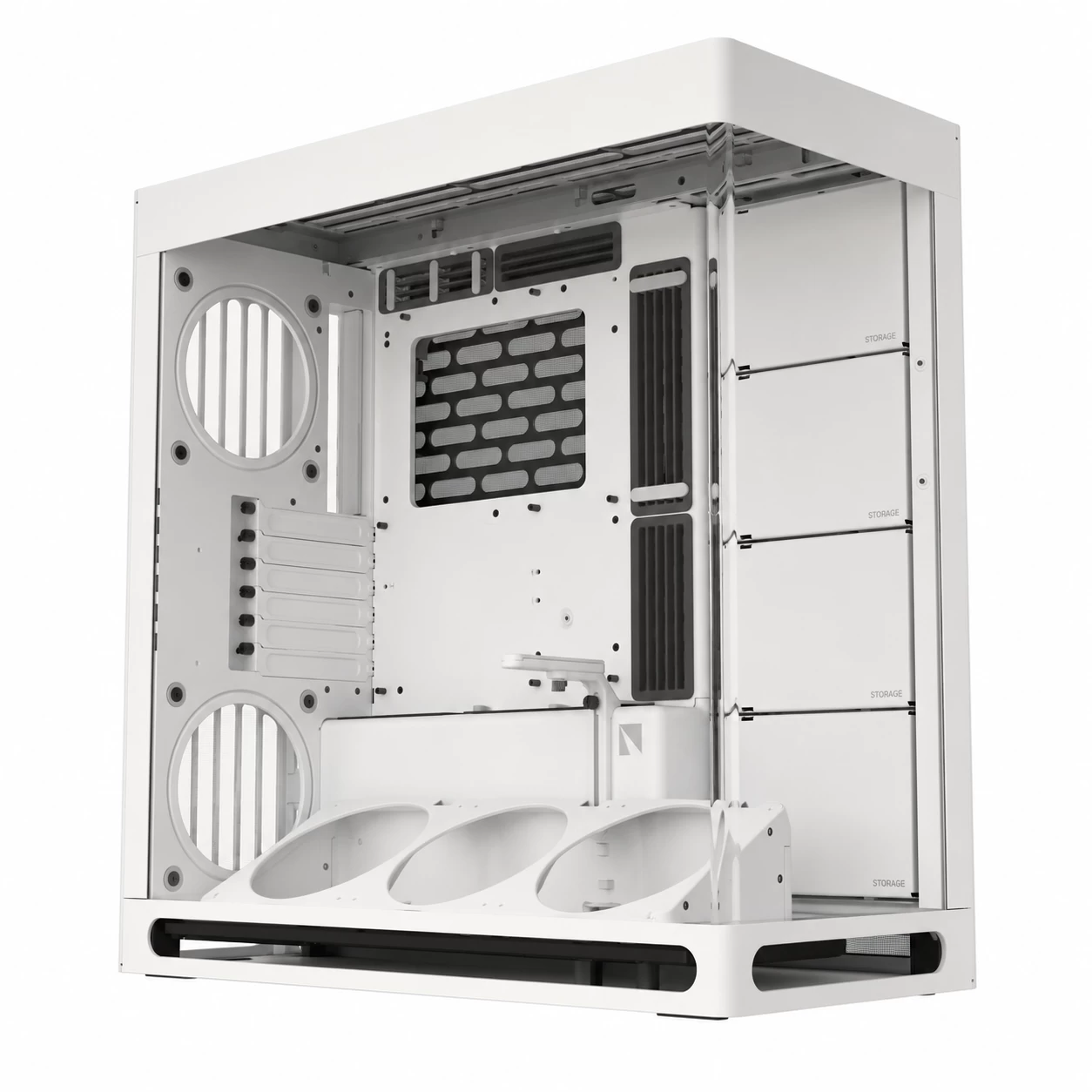 Компьютерный корпус, HAVN, HS 420 WH (HVN-CA-HS420-05), E-ATX/ATX/Micro ATX, USB 1*Type C/2*3.2, HD-Audio, Высота процессорного кулера до 185 мм, Длин