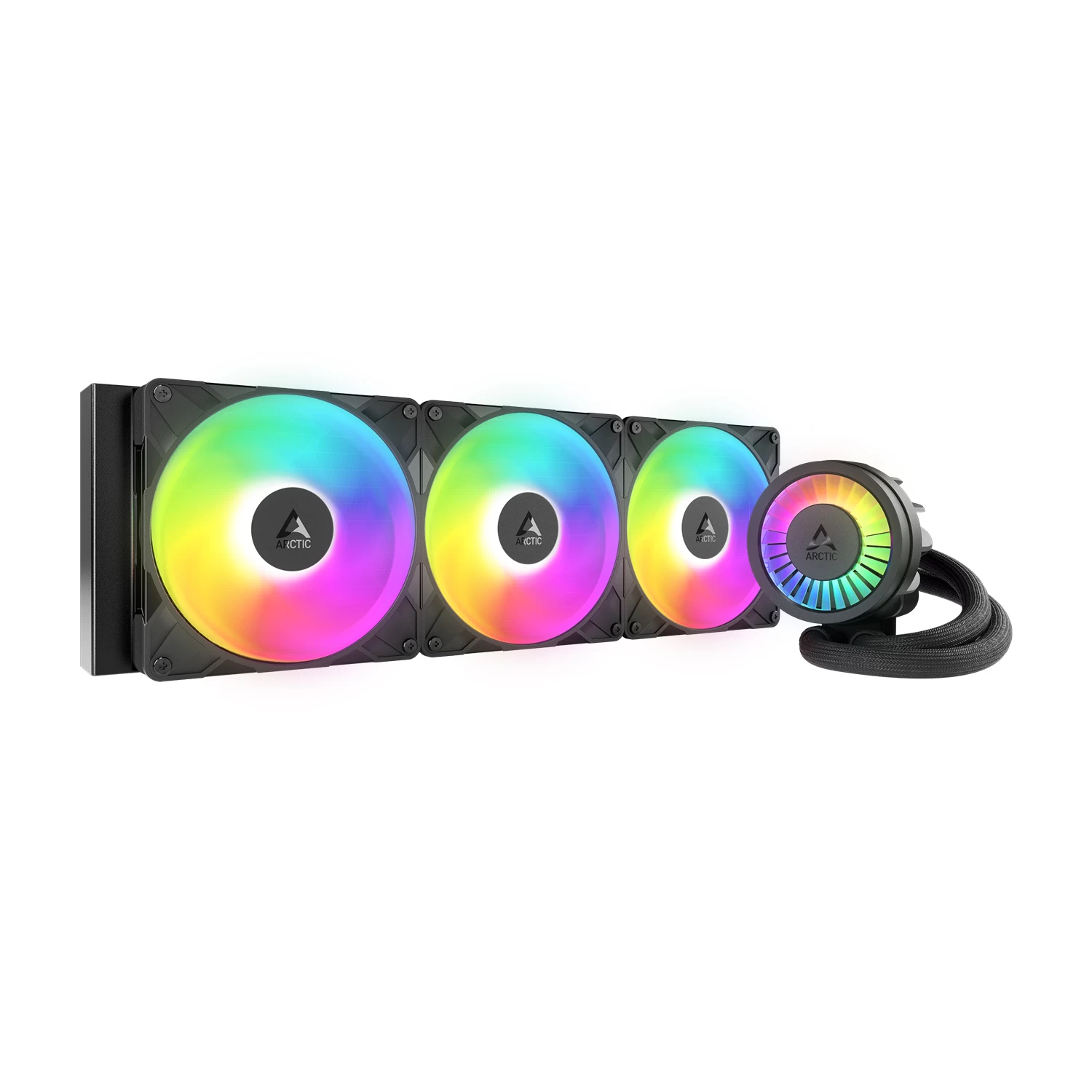 Водяное охлаждение ARCTIC Liquid Freezer III Pro 420 A-RGB(Black), ACFRE00185A, S1851/1700/AMD4/5