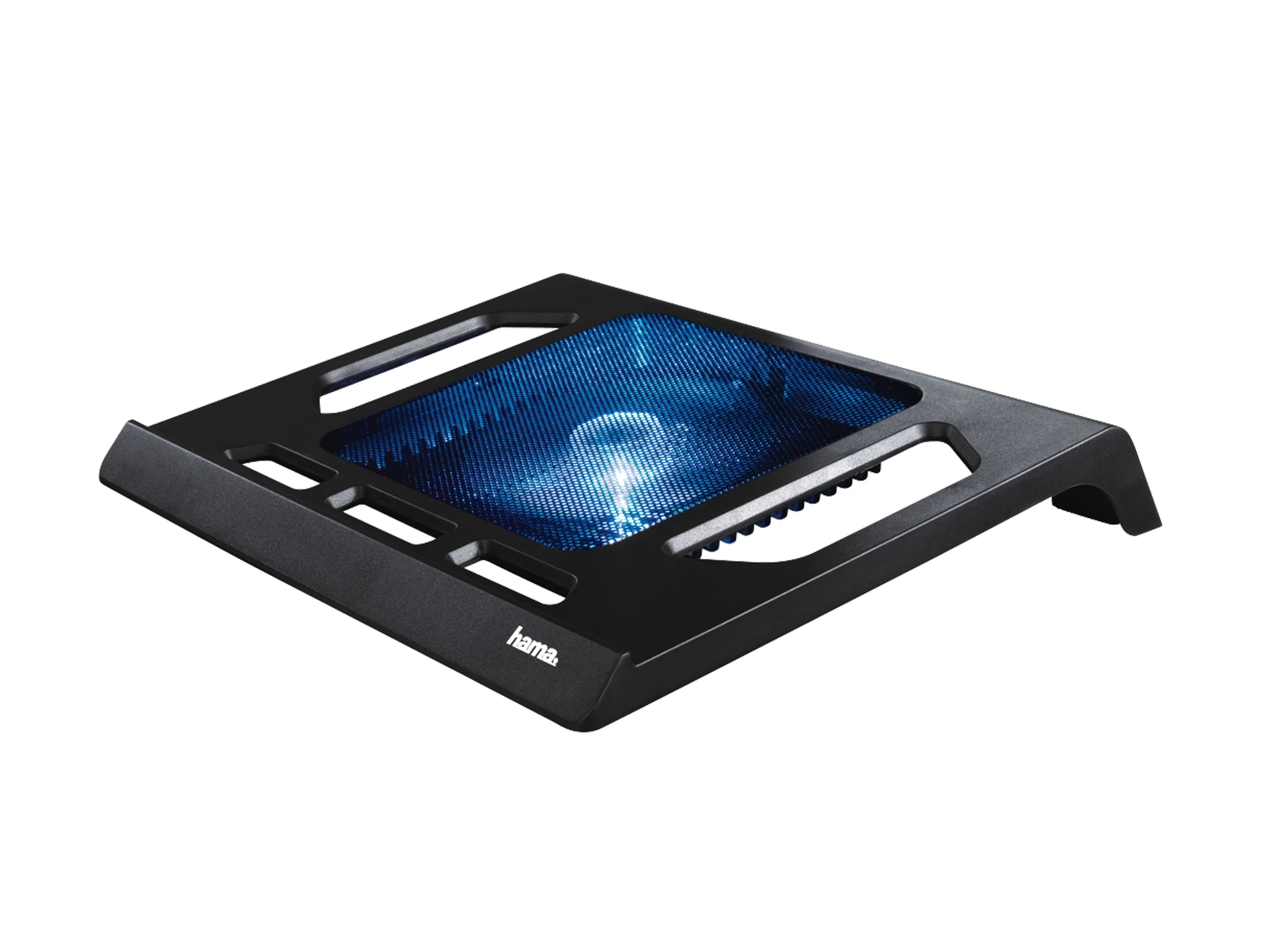 Подставка для ноутбука Hama Black Edition (00053070), Черный ,USB power, 14cm LED, up to 17.3", black