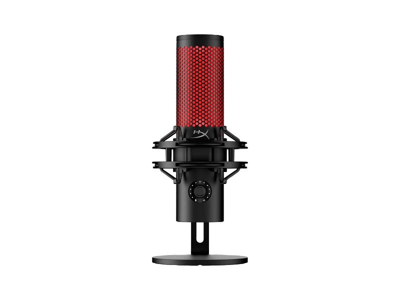 Микрофон, HyperX, 872V1AA, QuadCast 2, конденсаторный, 48кГц/16 бит, 20Гц-20кГц, -6дБ, USB, Черный