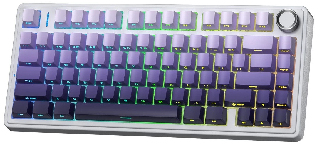 Клавиатура AULA, F75 / PURPLE, F75, RGB, Игровая, Механическая, Switches, USB, Анг