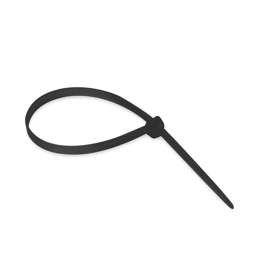 Хомут нейлоновый, Deluxe, СП 2.5*100 мм (Ч), чёрный (100 штук в упаковке)