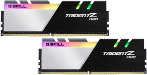 DDR4 G.SkilL 32 Gb KIT TridentZ Neo RGB F4-3200C16D-32GTZN (Kit 2x16GB), DDR4, 32GB, DIMM <PC4-25600/3200MHz>, Черный